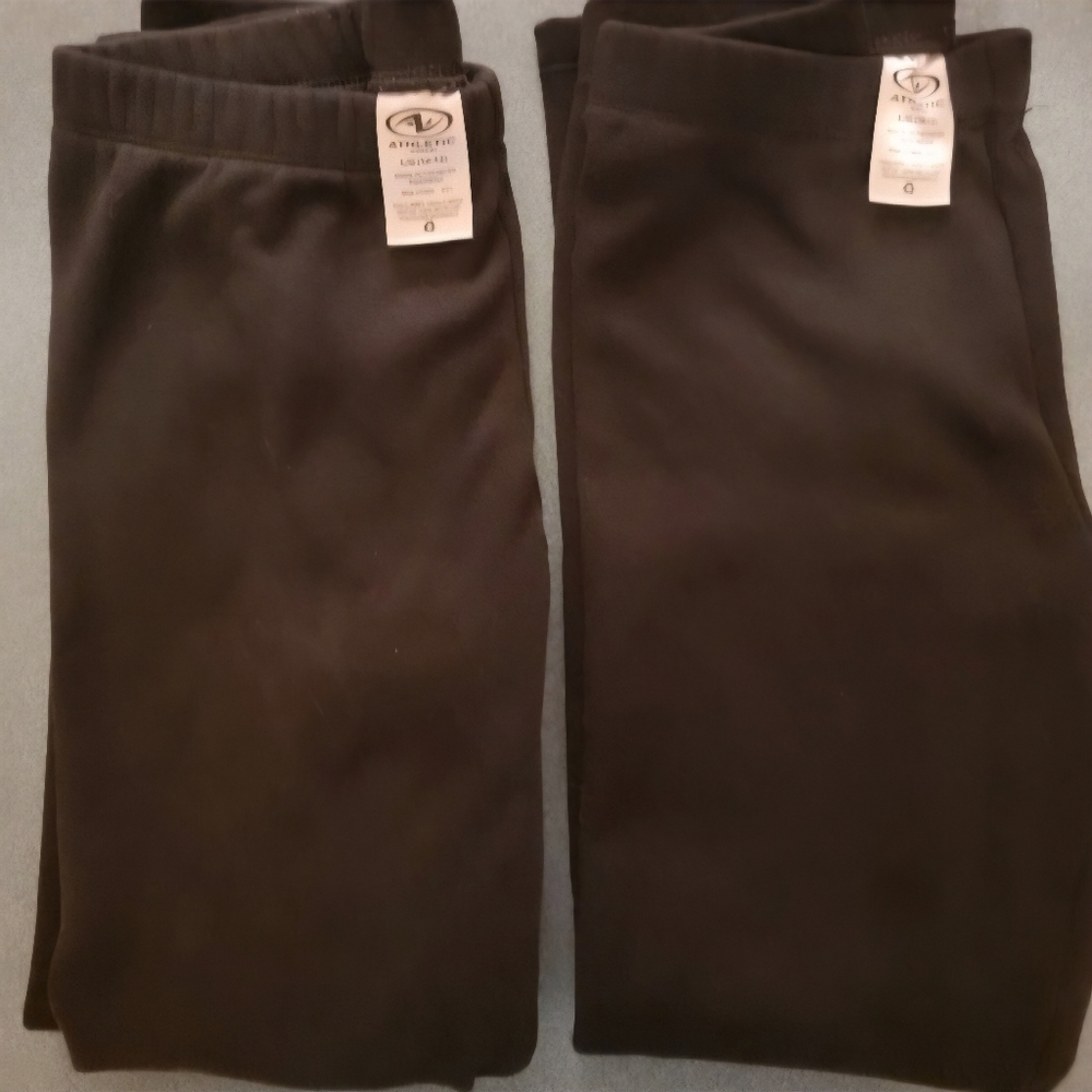 Athletic Works Girls Black Leggings Size 10/12